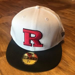 NWT New Era- 7 3/8 Rutgers Scarlet Knight hat